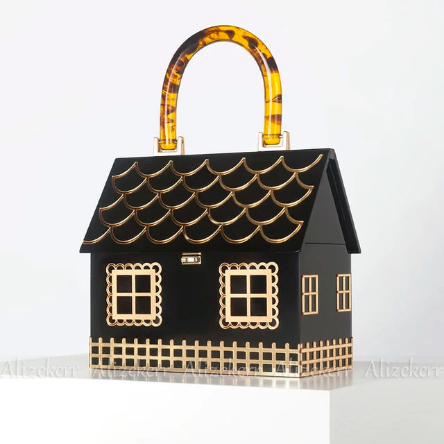 Alizekerr Acrylic Box Evening Clutch