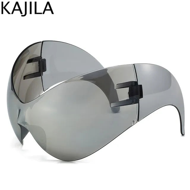 Oversized Y2k Punk One-piece Sunglasses