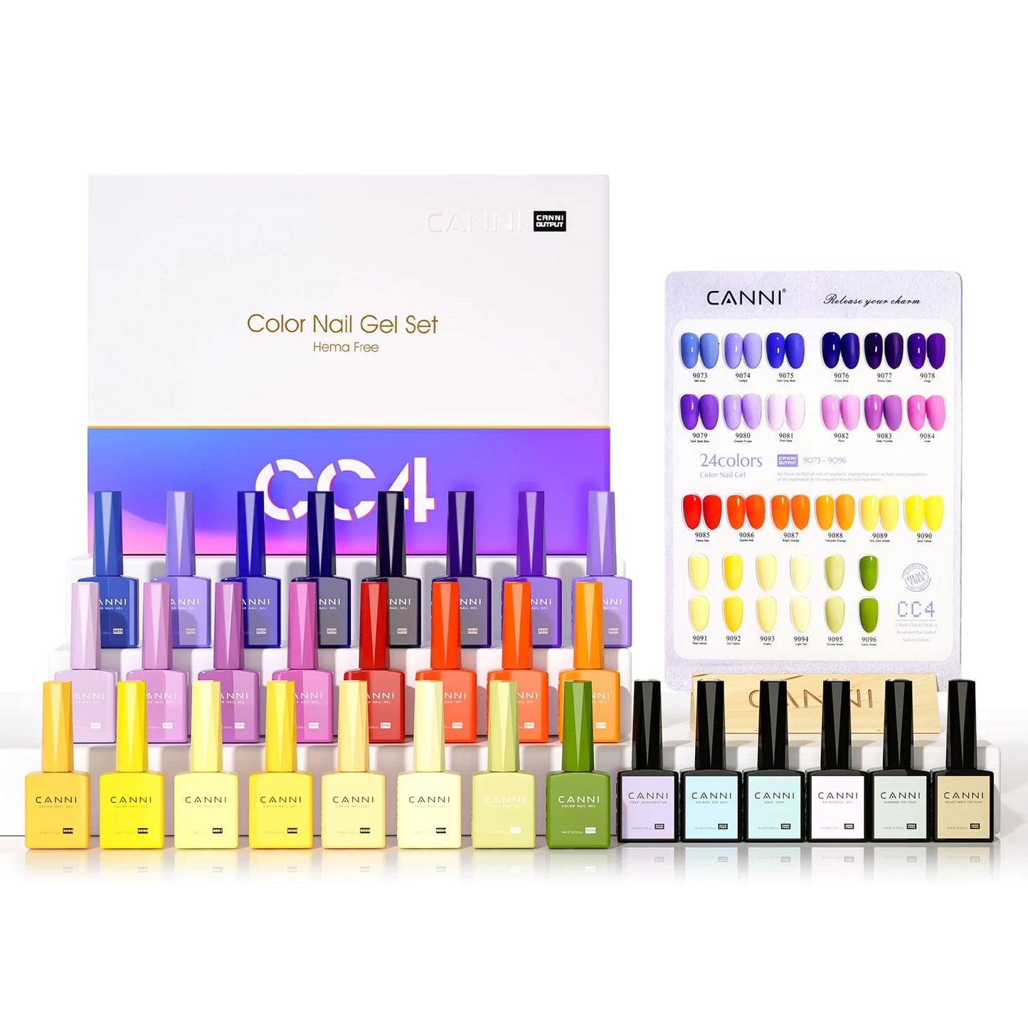 CANNI 9ML Kit Nail Gel Polish - 36pcs