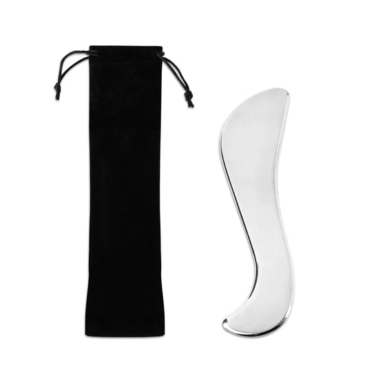 Gua Sha Board Guasha Massage for Face - Stainless Steel