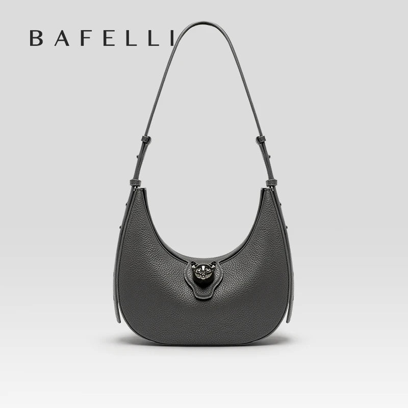 BAFELLI WOMEN'S BAG LUXURY BRAND GENUINE LEATHER CAT FASHION SHOULDER HANDBAGS