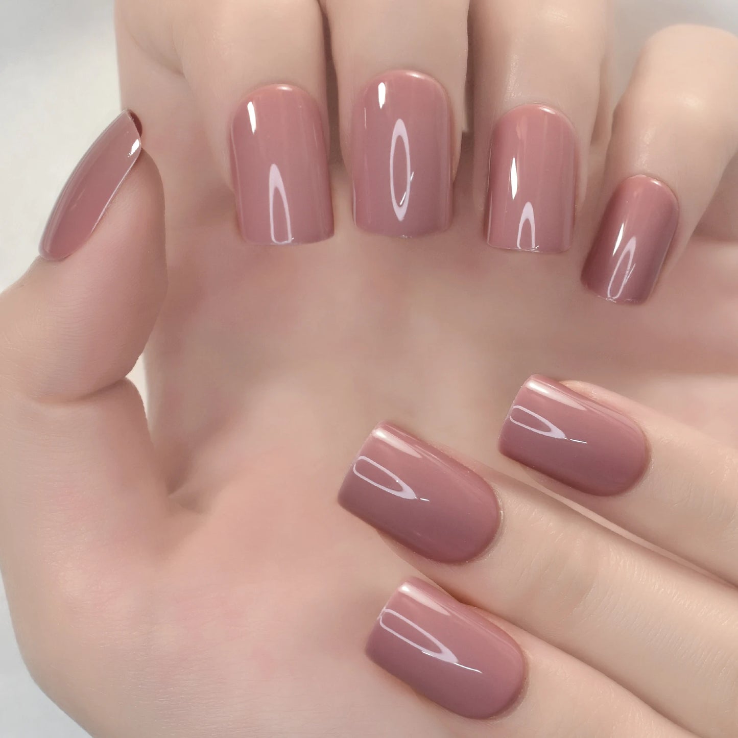 Glossy Press On Nails