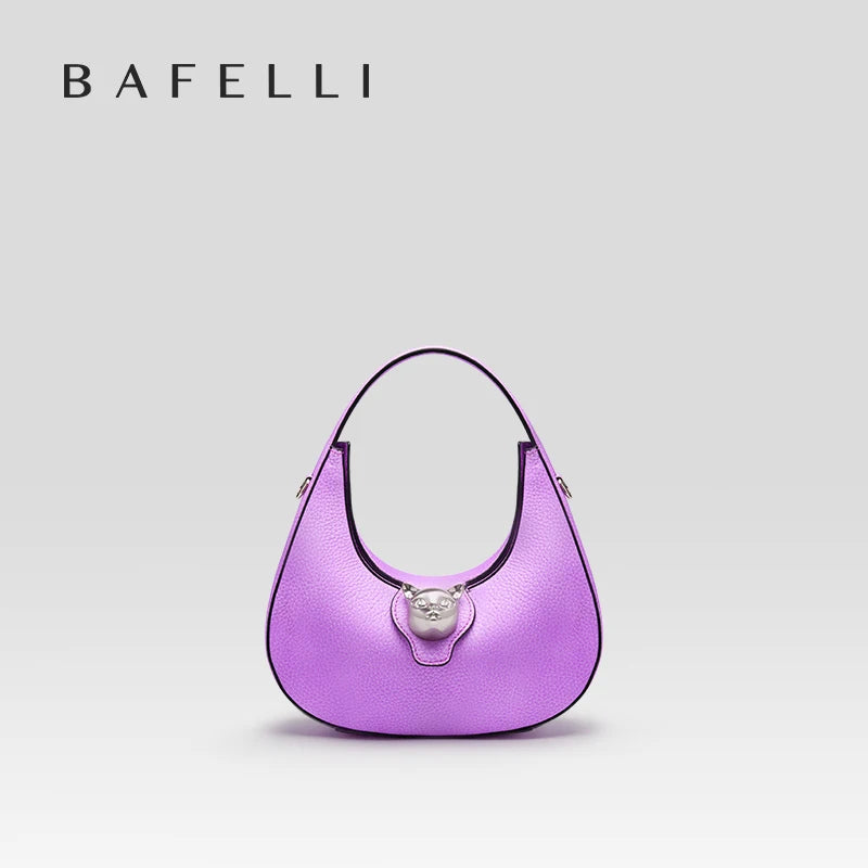 BAFELLI WOMEN'S BAG LUXURY BRAND GENUINE LEATHER CAT FASHION SHOULDER HANDBAGS