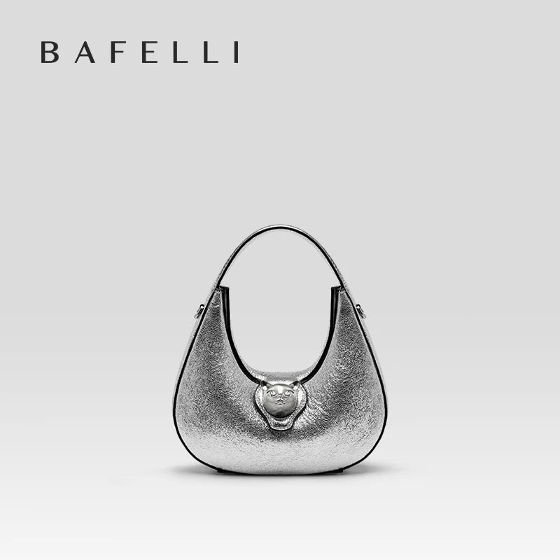 BAFELLI WOMEN'S BAG LUXURY BRAND GENUINE LEATHER CAT FASHION SHOULDER HANDBAGS