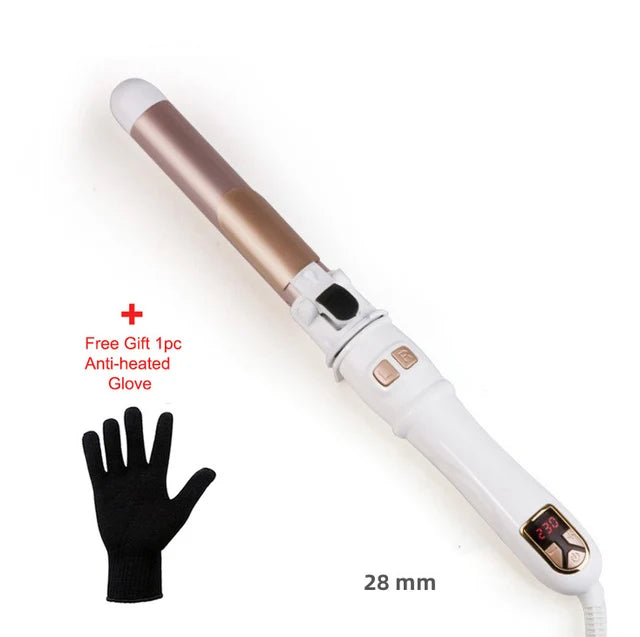 1.1/1.25inch Rotating Curling Iron - Automatic Hair Curler