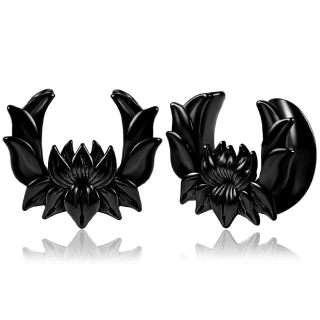 Doearko 2PCS Elegant Floral Saddle Plugs