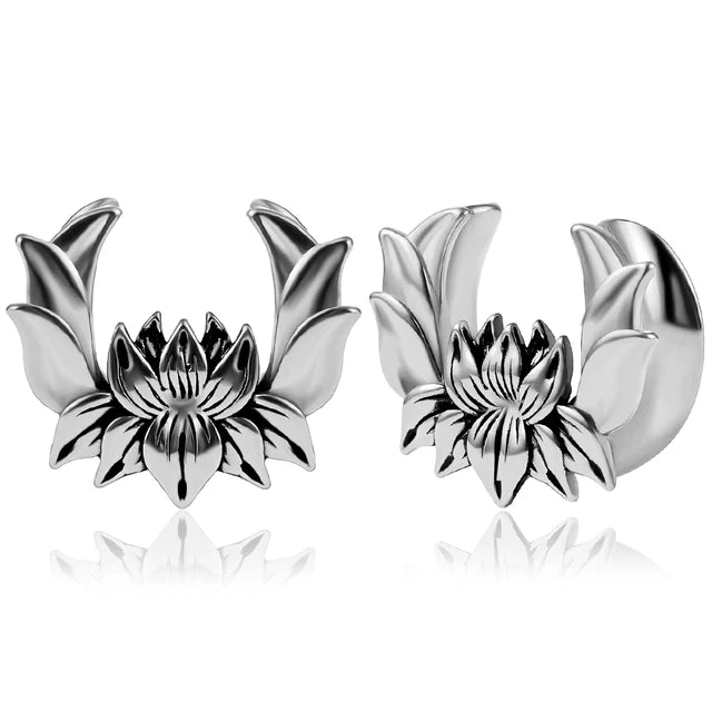 Doearko 2PCS Elegant Floral Saddle Plugs