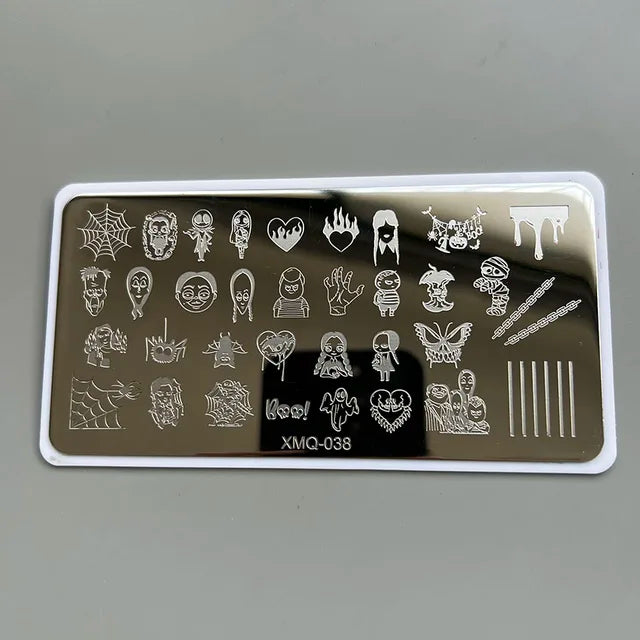 XMQ Steel Nail Art Stamping Plates