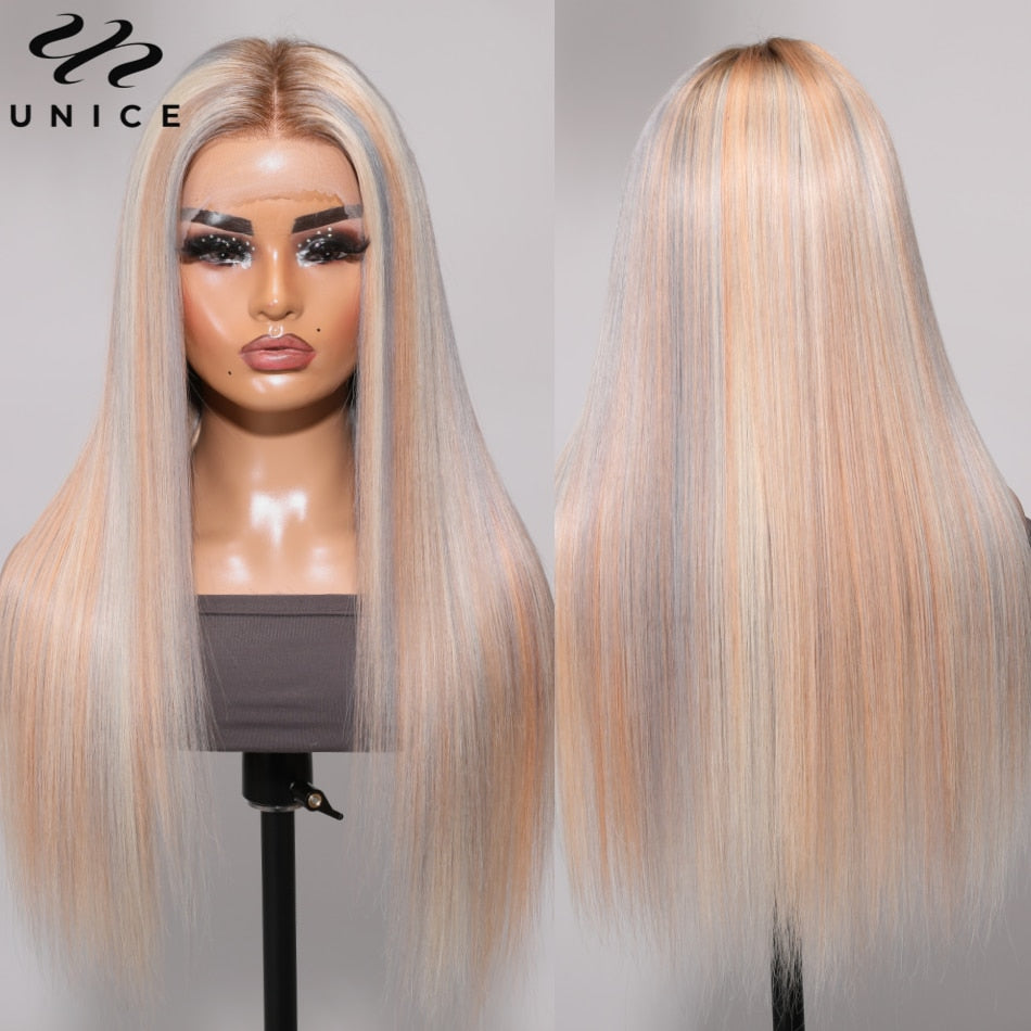UNice Hair Human Hair Pre-plucked 13x4 Lace Front
