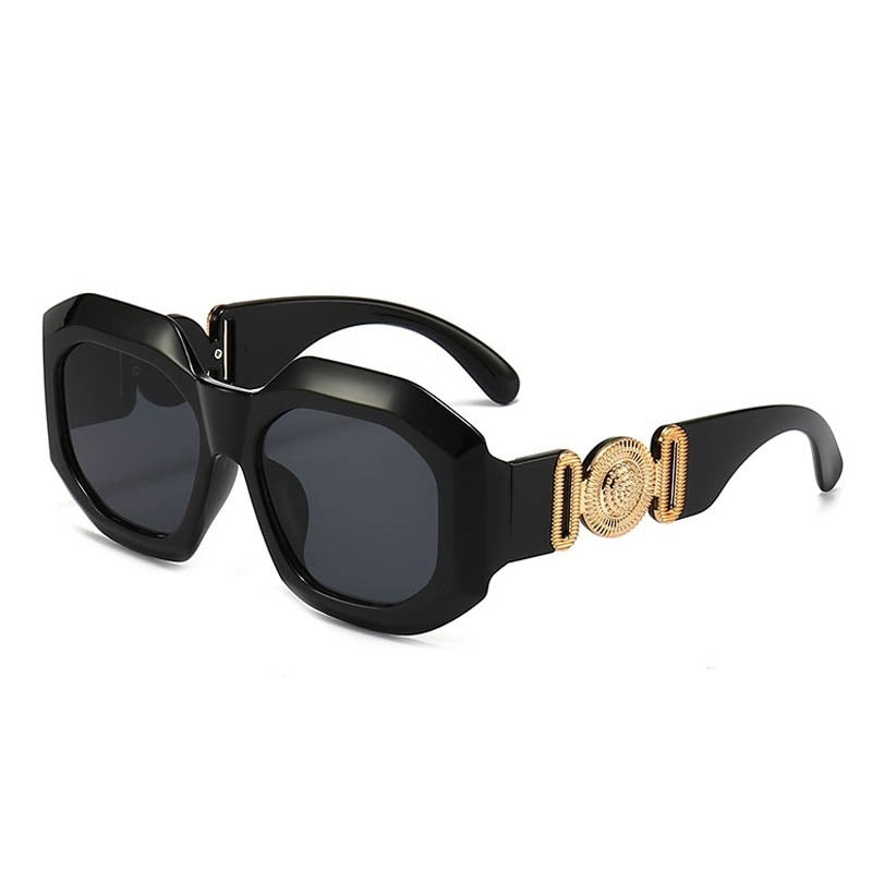DYTYMJ Oversized Sunglasses Punk Glasses