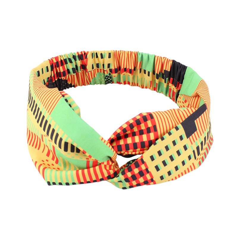 African Pattern Print Headband For Women Twist Style