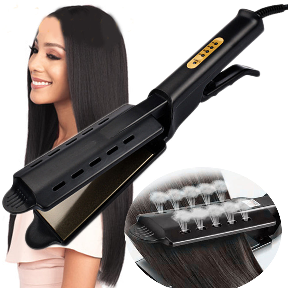U.S. Standard Non-injury Hair Straightener Steam Hair Straightener Splint - your-beauty-matters