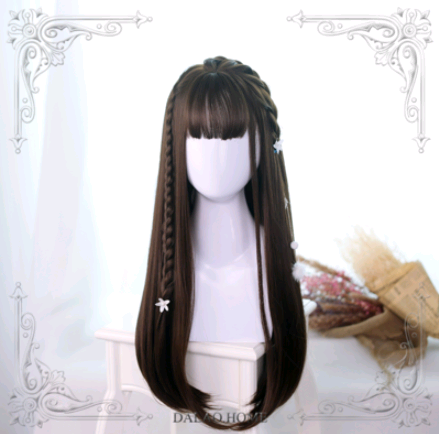 Lolita Wig 65cm  Black Long Straight Wig - your-beauty-matters