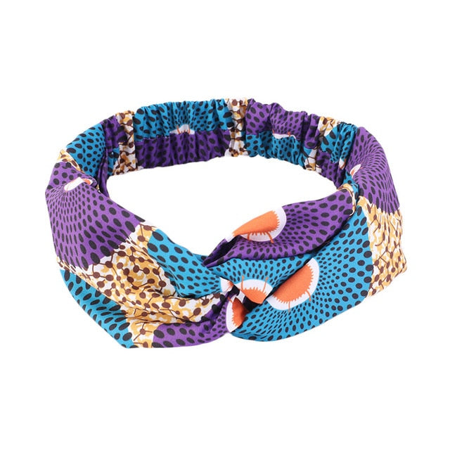 African Pattern Print Headband For Women Twist Style