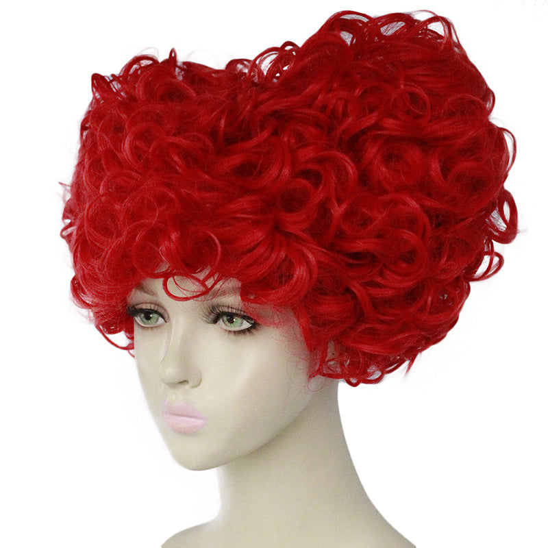 Cosplay Red Queen heart-shaped, animation wig - your-beauty-matters