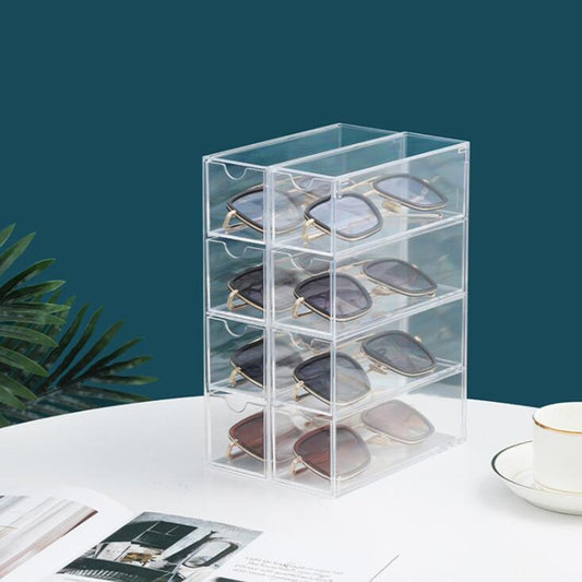 Stackable Organizer Glasses Glasses | Acrylic Drawer Organizer Stackable - Storage