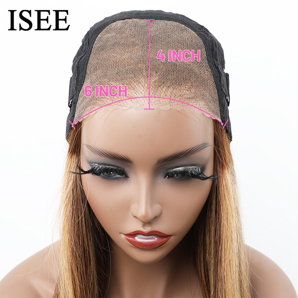 Wear Go Wig ISEE HAIR 4/27 Highlight Peruvian Body wave Lace Front Wigs 4x6 HD Lace Glueless Preplucked Human Wigs Ready To Go| |