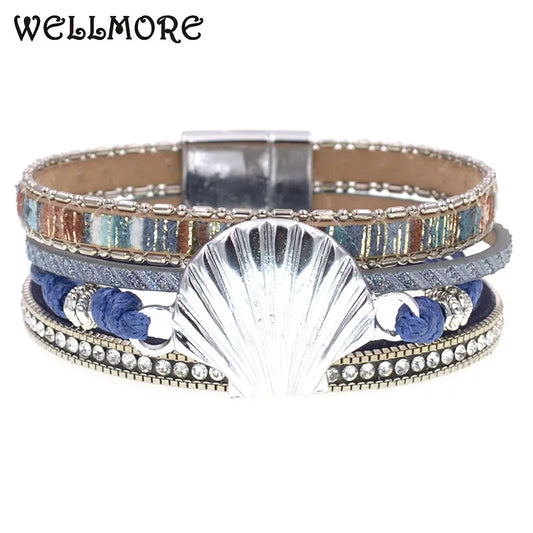 WELLMORE Leather Bracelets
