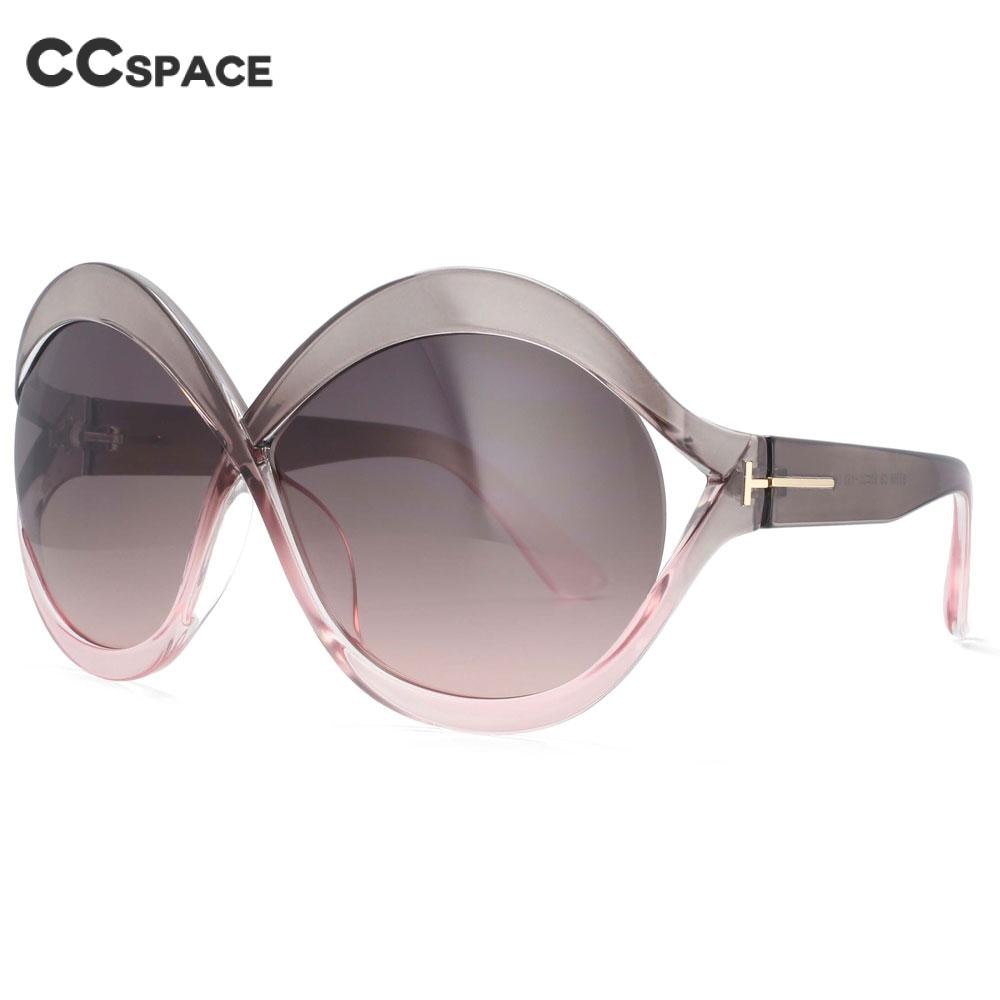 53873 Oversized Sunglasses Women Fashion Shades Uv400 Vintage Glasses - Sunglasses