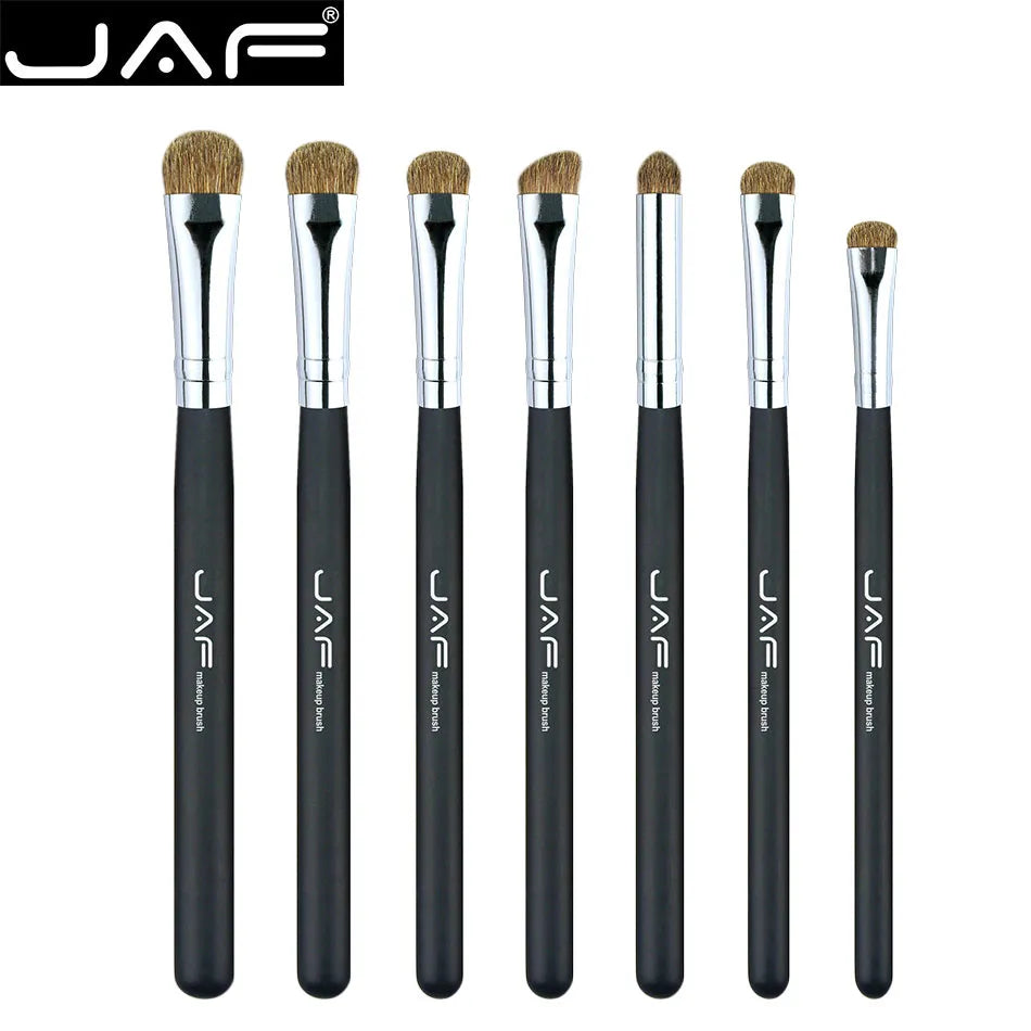 JAF 7 PCS Eyeshadow Make-Up Tool Kit Eye Shade Make Up Brushes Sets