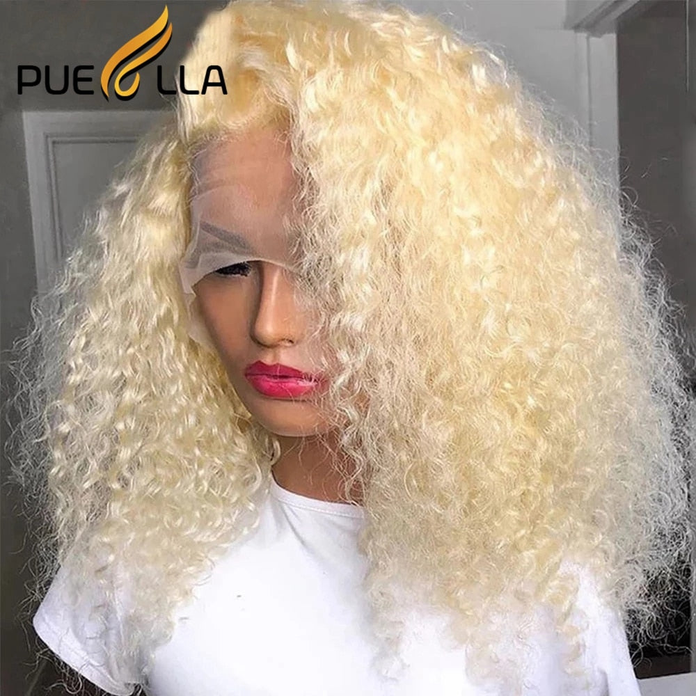 613 Hd Lace Frontal Wig 13x4 Kinky Curly Brazilian Human Hair Wig