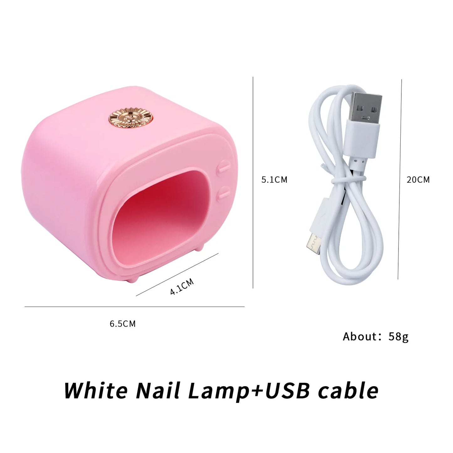 16w Mini TV Manicure Lamp Uv Light for Gel Nails