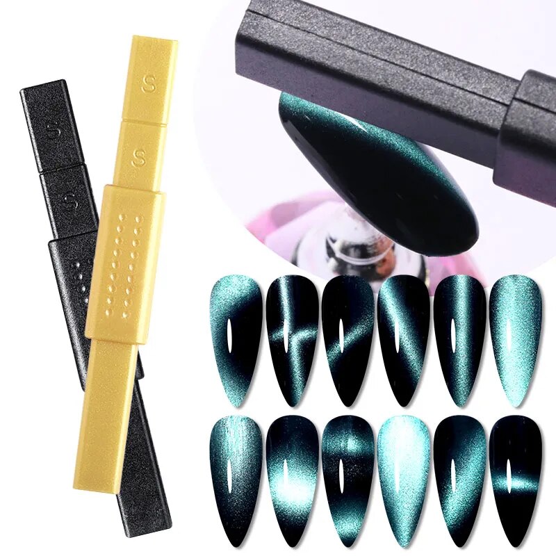 2 in 1 Double Headed Nail Art Magnet Stick 9D Cat Magnetic Pen Tools
