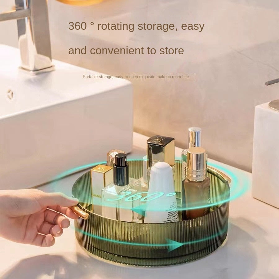 360 Degree Rotating Organizer Tray | 360 Degree Rotating Cosmetic Storage - Storage Trays