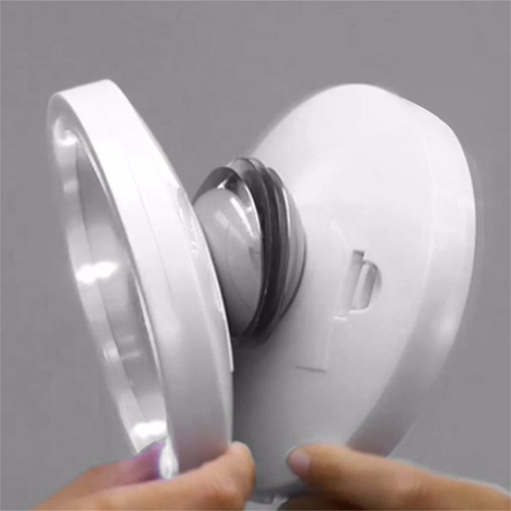 360 degree makeup magnifier bathroom vanity mirror LED light - your-beauty-matters