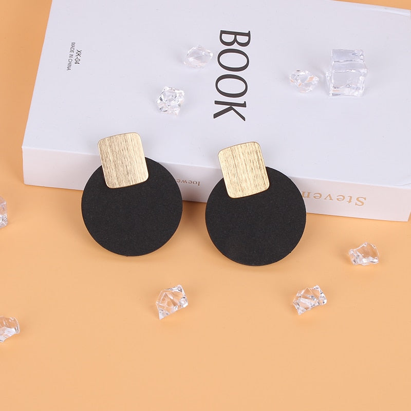 YD&YDBZ Punk Big Pendant Earrings