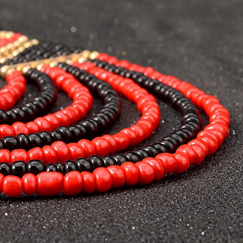 UDDEIN African bead jewelry sets