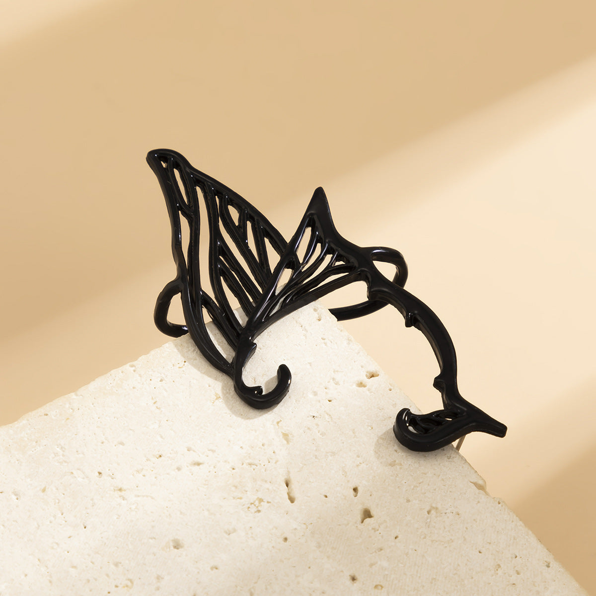 Butterfly Wings Hollow Out Simple Elf Alloy Ear Cuff - your-beauty-matters