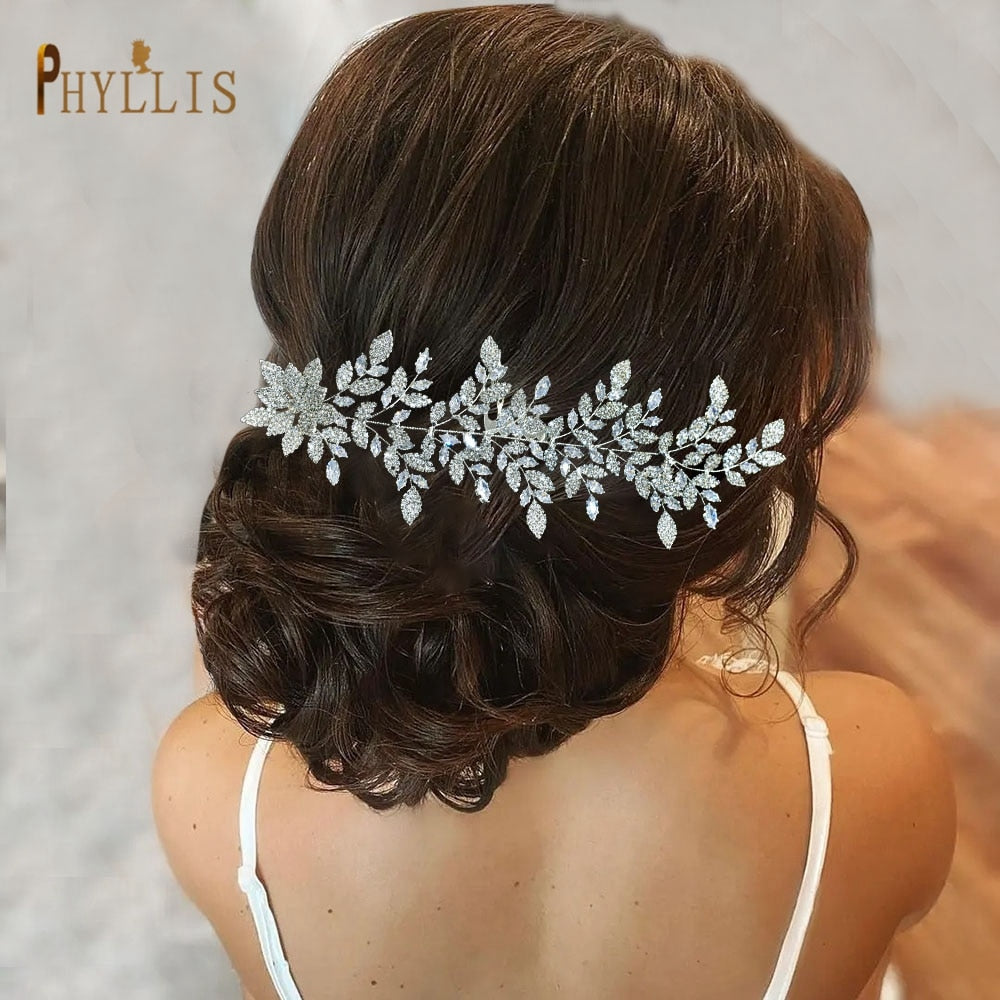 A61 Fashion Bridal Headpiece Zircon Wedding Comb