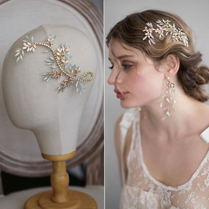 Bride Hair Comb Soft Chain Wedding Hair Ornament Tiara Rope Bride Hair Jewelry - Hair Jewelry