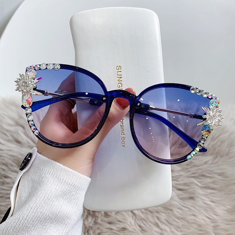 Fashion Cat Eye Round Sunglasses