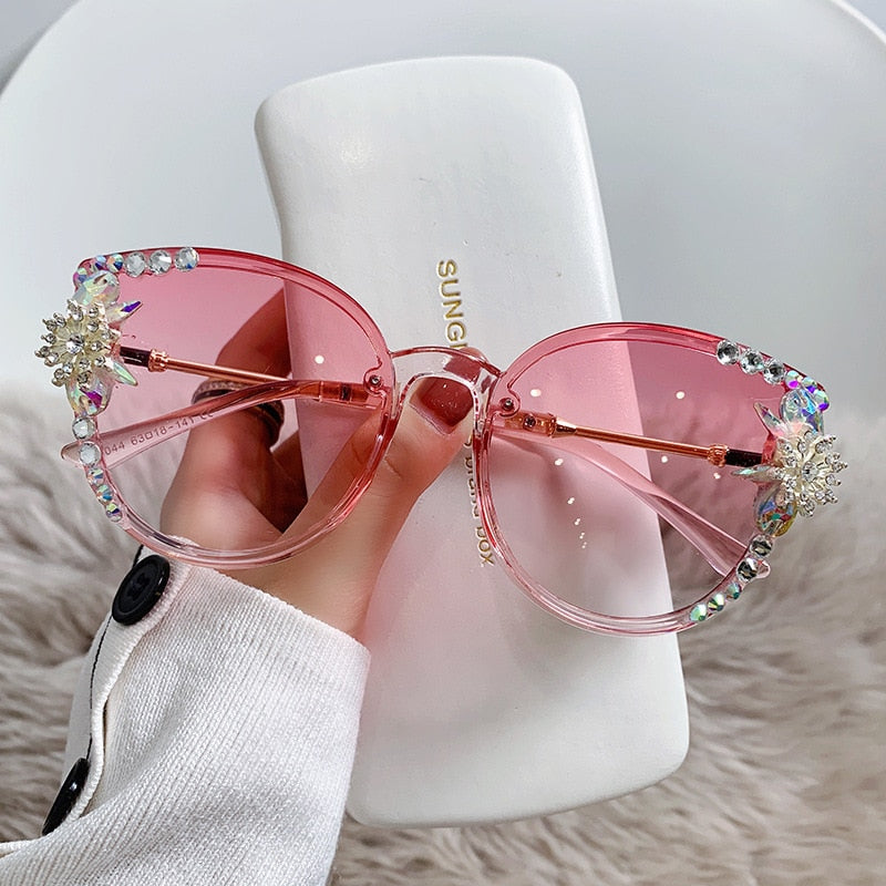 Fashion Cat Eye Round Sunglasses