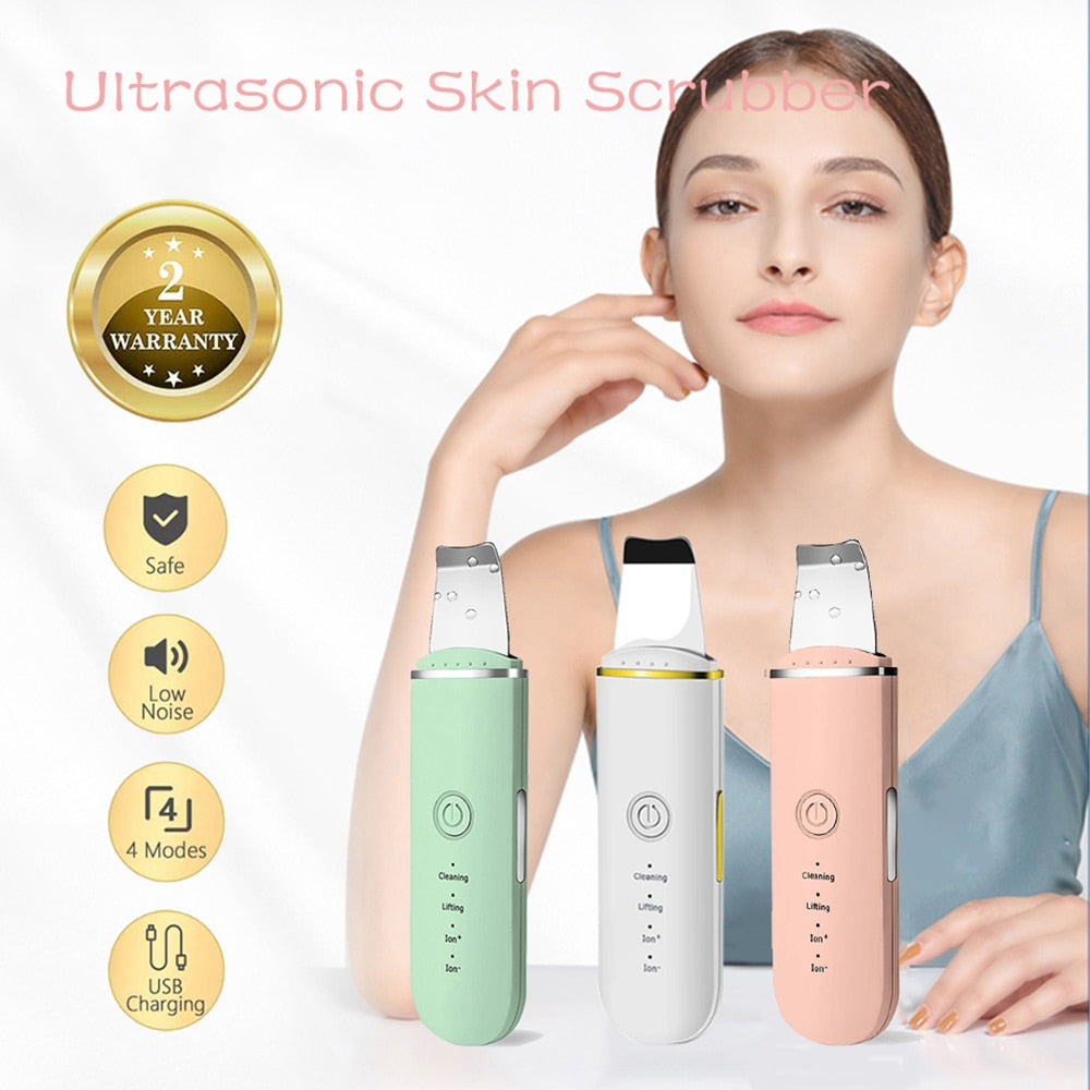 Beauty Ultrasonic Skin Scrubber  with USB - your-beauty-matters