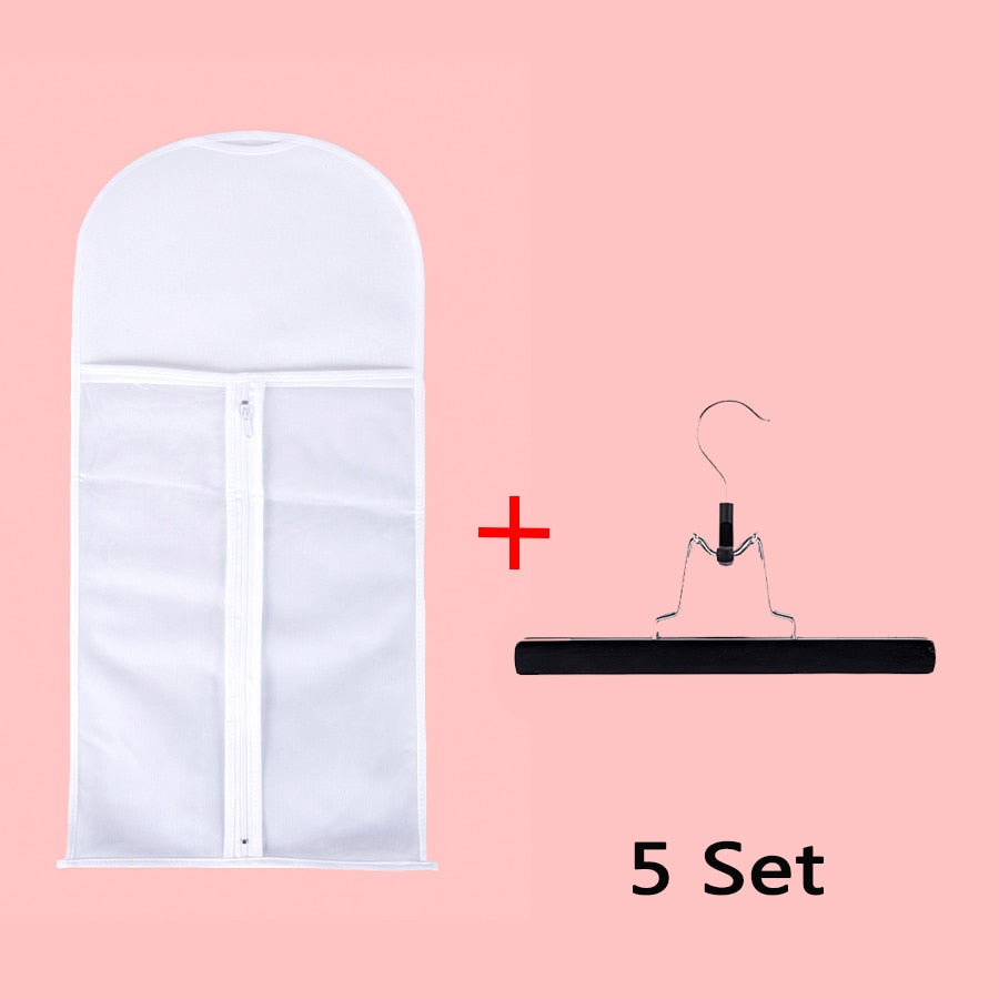 Alileader 5/10Pcs Wig Storage Bag With Hanger - your-beauty-matters
