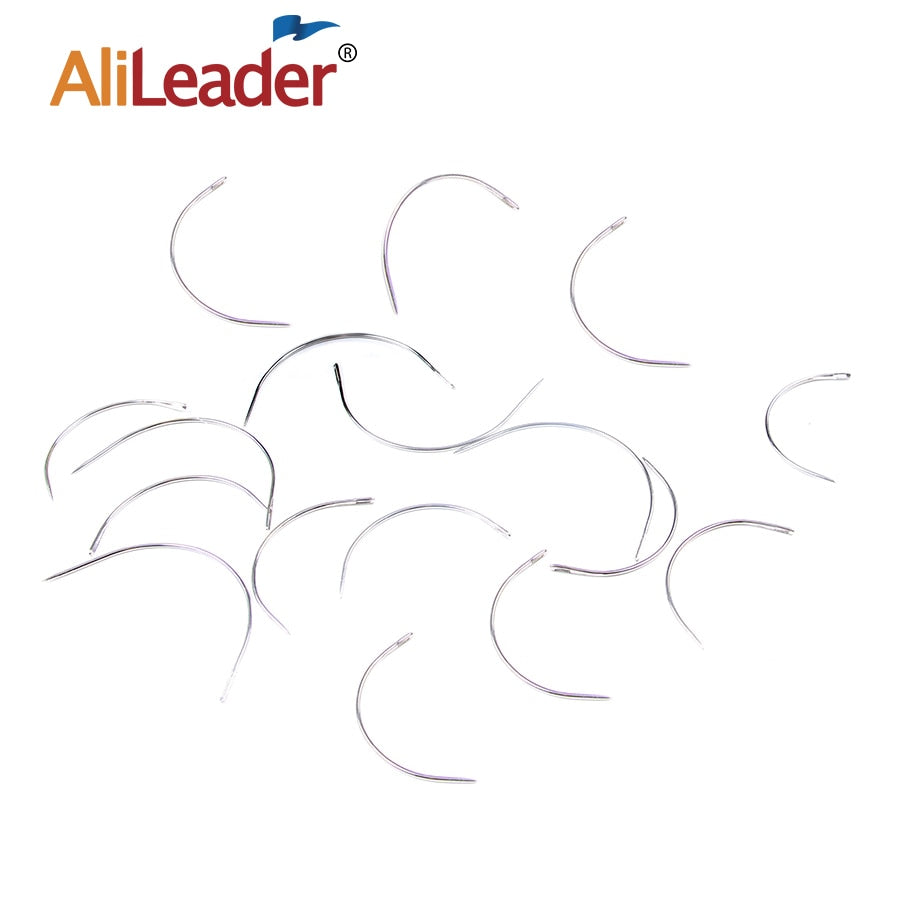 Alileader  Curved Needle For Hair Weaving-- 12Pcs/Pack 6Cm/9Cm C-Type Needles Tools - your-beauty-matters