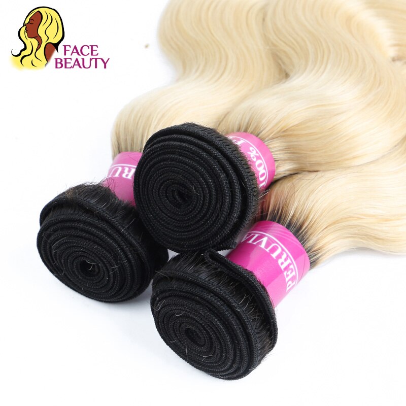 Facebeauty 1B/613 Ombre Blonde Color Peruvian Body Wave - your-beauty-matters