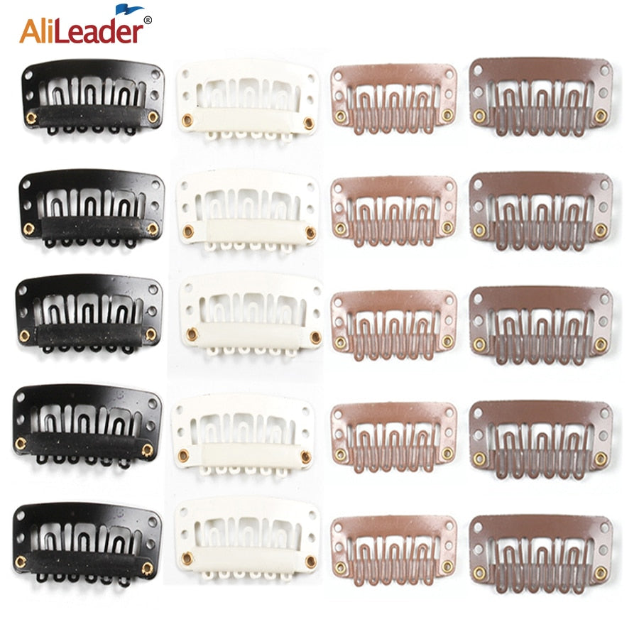 Alileader 20Pcs/Lot Clip In Hair Extension Wig Clips - your-beauty-matters