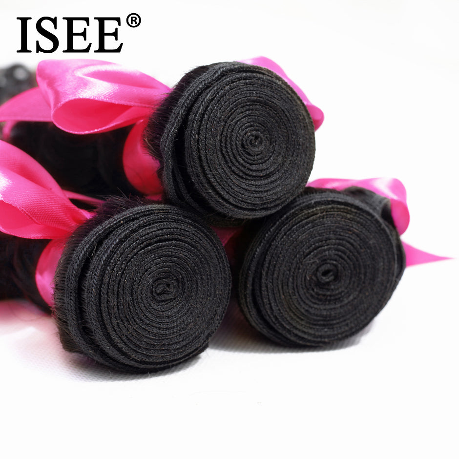 Isee Hair Mongolian Kinky Curly Hair Extension 100% Human Hair Bundles - your-beauty-matters