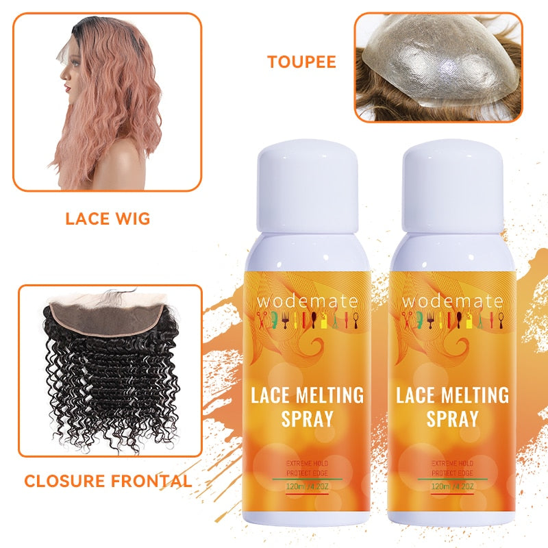 Lace Melting Spray for Invisible Lace Glue - Holding Melting Spray