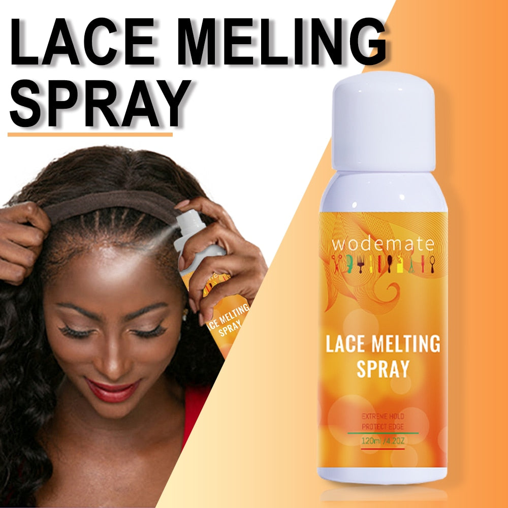 Lace Melting Spray for Invisible Lace Glue - Holding Melting Spray
