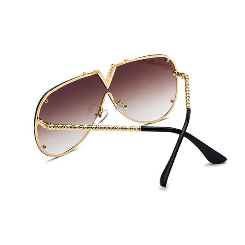 Fashion Oversized Sunglasses-Style Oculos De Sol Uv400 O2
