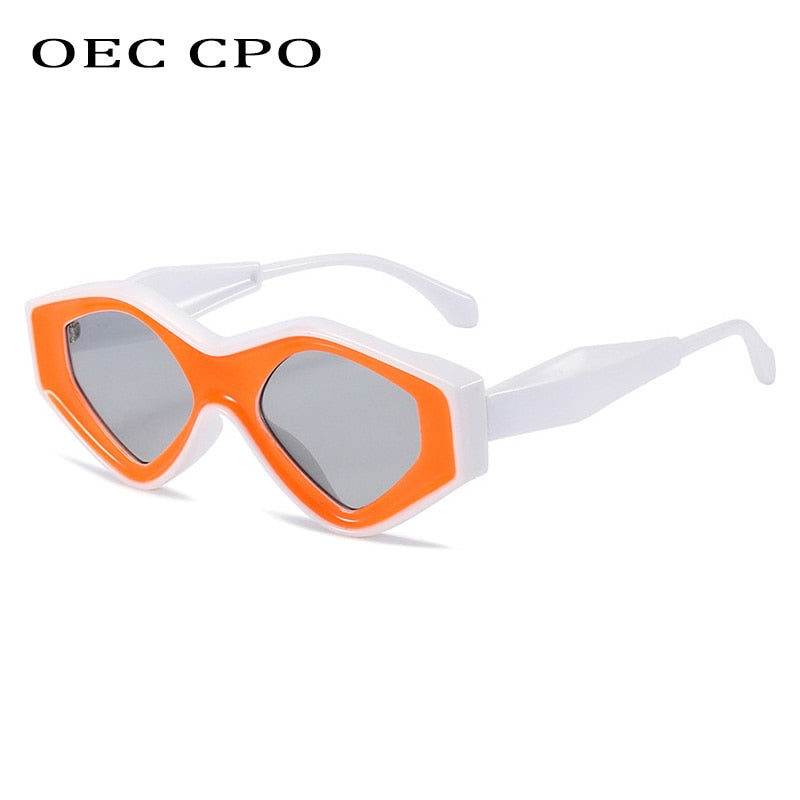 OEC CPO Vintage Polygon Sunglasses