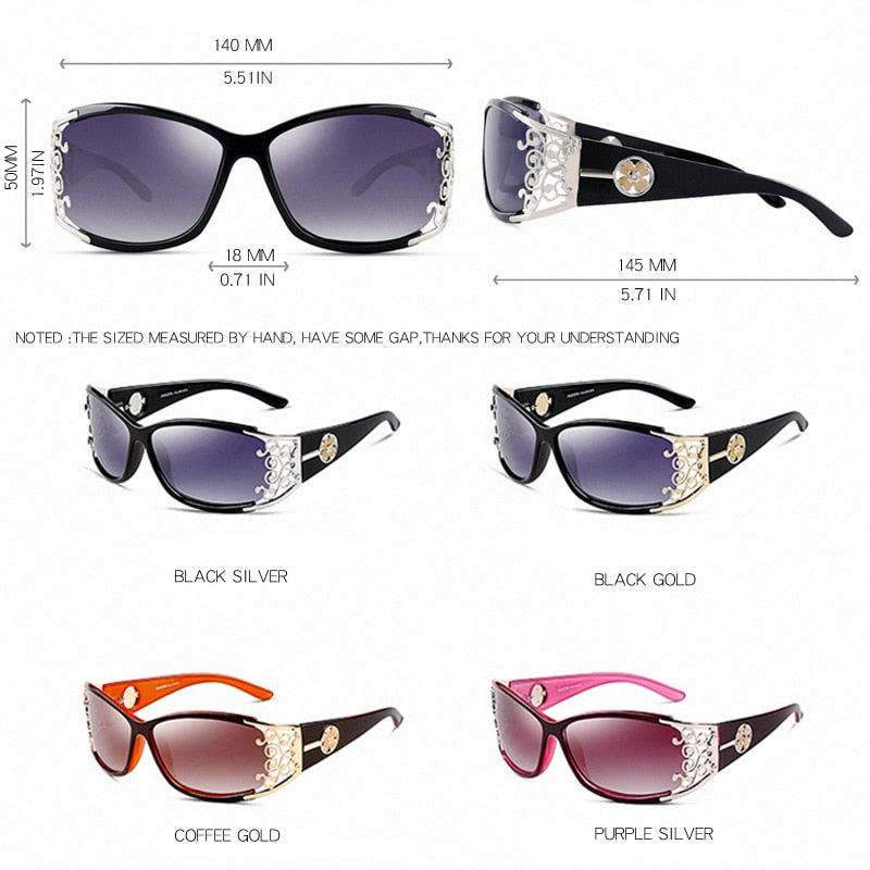 PARZIN Luxury Women's Polarized Sun Glasses |PZ18|