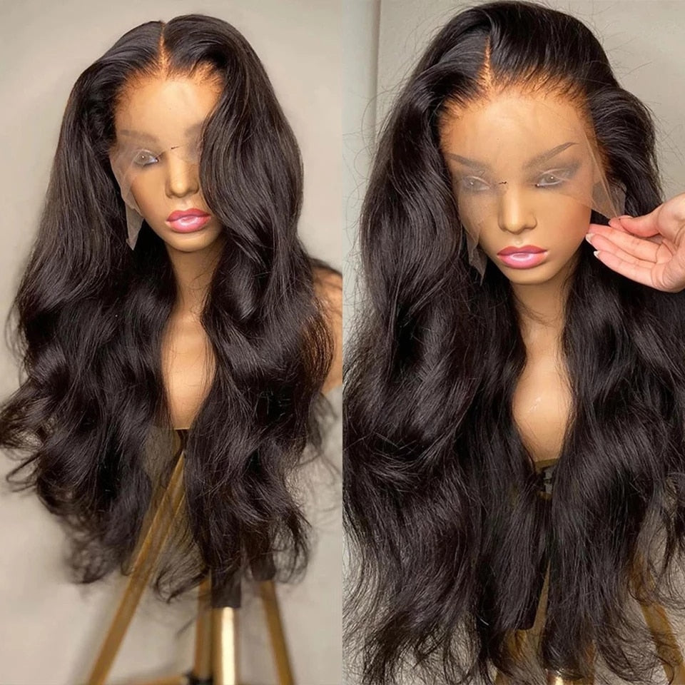 360 Full Lace Wig Human Hair Pre Plucked Body Wave Lace Front Wig - your-beauty-matters