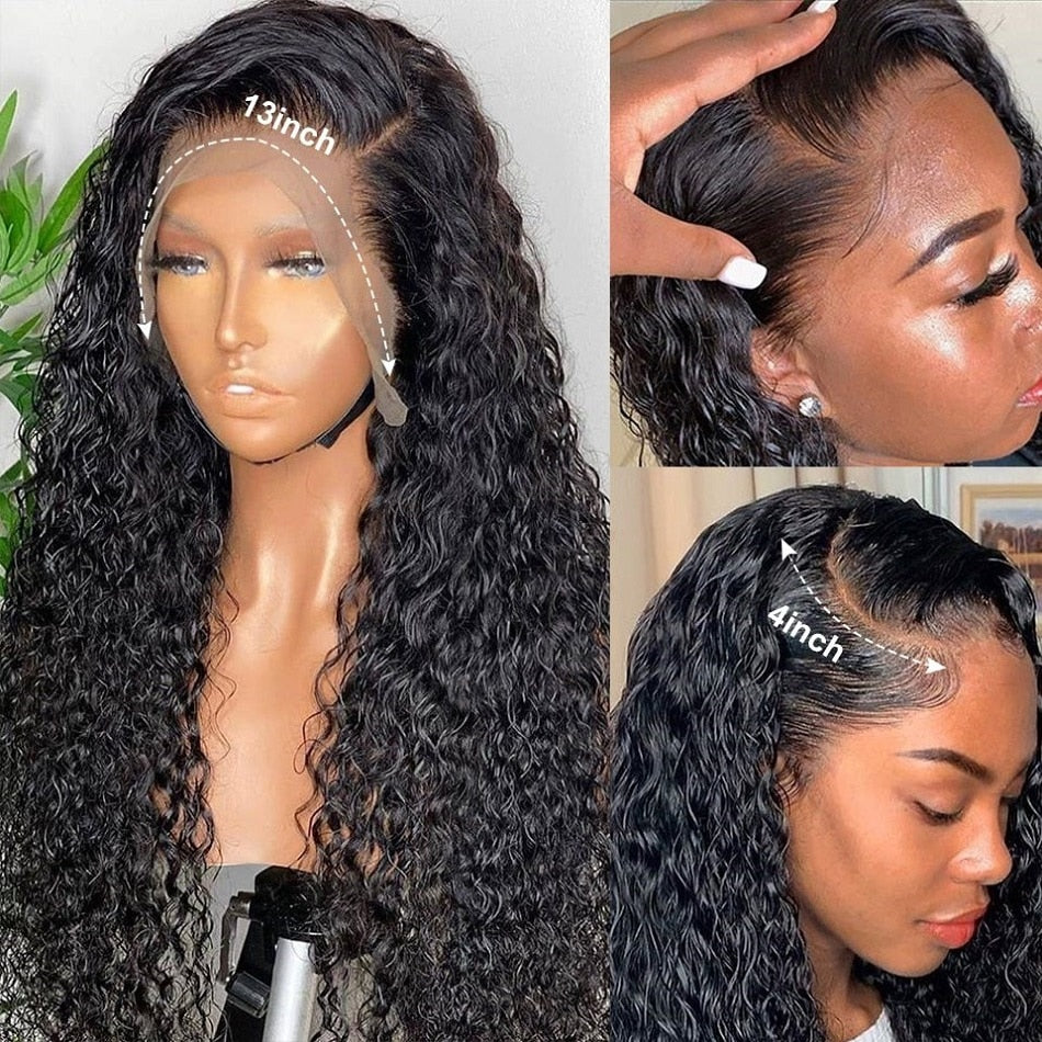 Xcurly Brazilian Deep Wave HD Transparent 13x4 Lace Frontal - your-beauty-matters