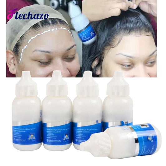 Lace Wig Glue Hair Replacement Adhesive 1.3oz 38ml and Wig Glue Remover 1oz 30ml Combine for Lace Front Wig Hair Extensions - your-beauty-matters